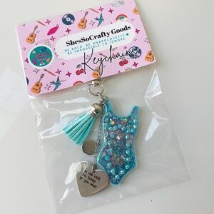 Taylor Swift Bodysuit Showgirl Era Keychain